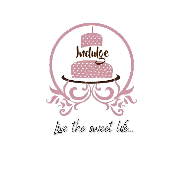 cake logo โลโก้ template