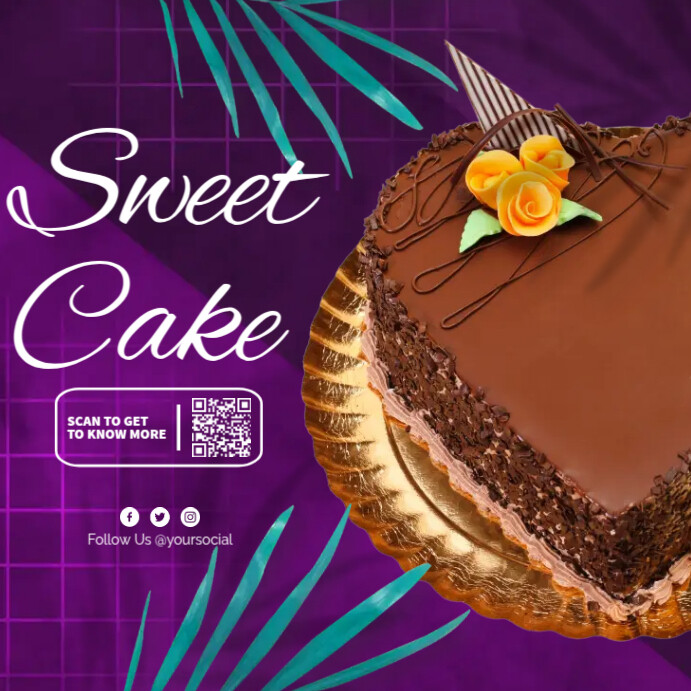 Cake Menu Template | PosterMyWall