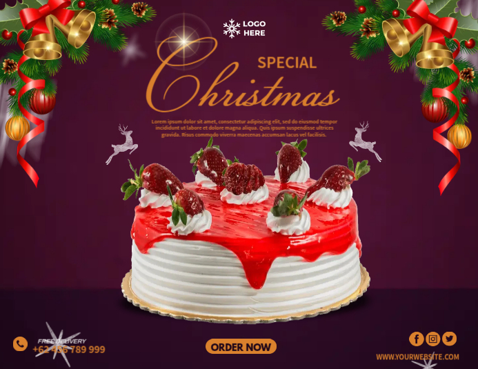 Copy of Cake Menu | PosterMyWall