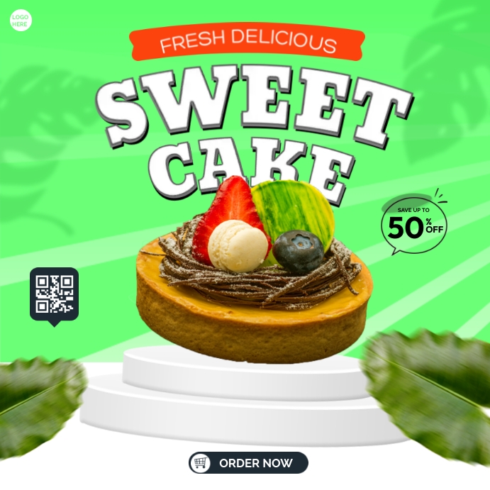 Cake Menu Offer Template | PosterMyWall