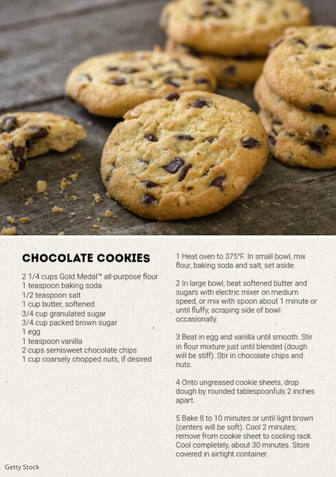 Cake Recipe Format Copy of cake Recipe Template Din Flyer ad | PosterMyWall