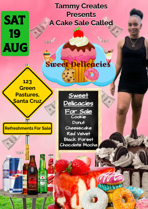 Cake Sale Flyer Template | PosterMyWall