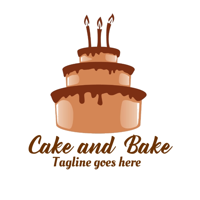 Cake shop logo, bakery logo (2) Template PosterMyWall