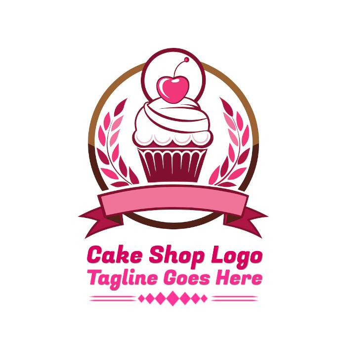 Cake Shop Logo template