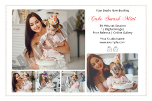 Wit Cake Smash Photography Label Template