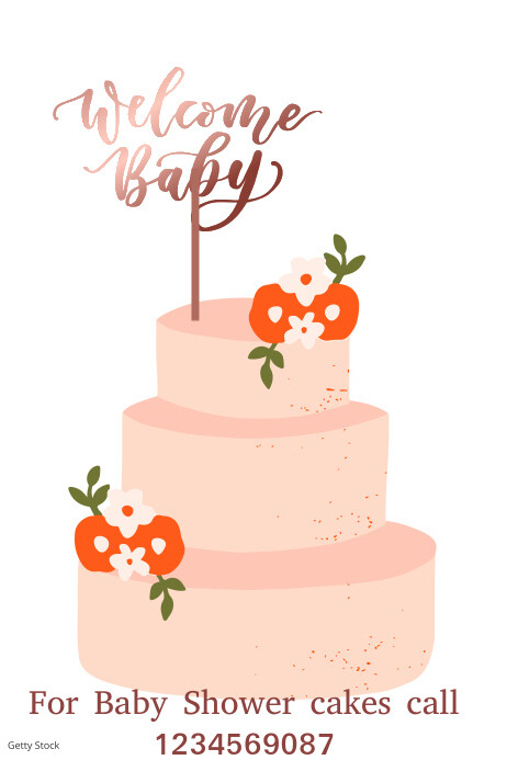 Cake Topper Template PosterMyWall