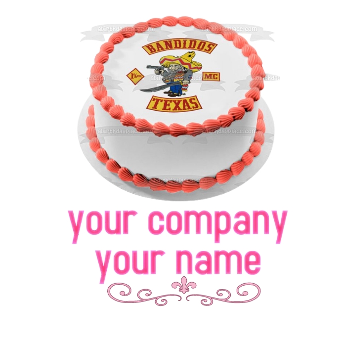 cake topper  logo template