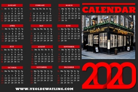 Calendar 2020 Business Poster Template