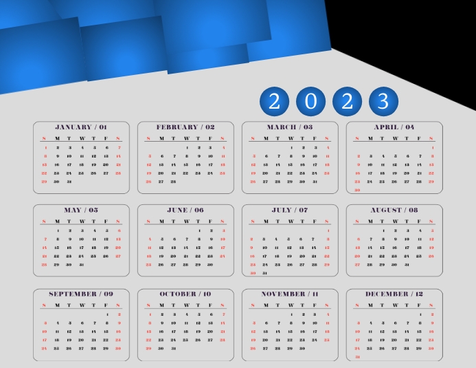 CALENDAR Flyer (US Letter) template