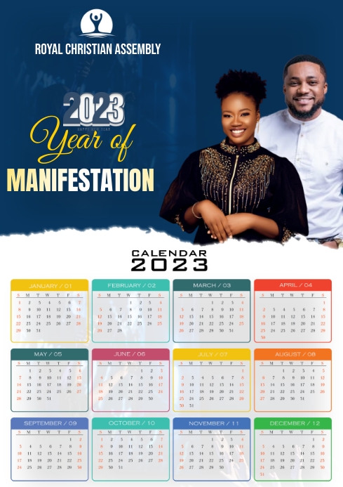 Calendar Template PosterMyWall
