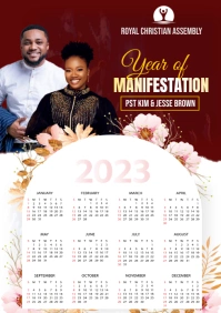 Calendar A1 template