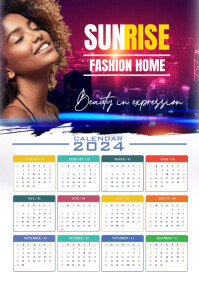 2024 calendar template | PosterMyWall