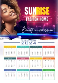 Calendar A2 template