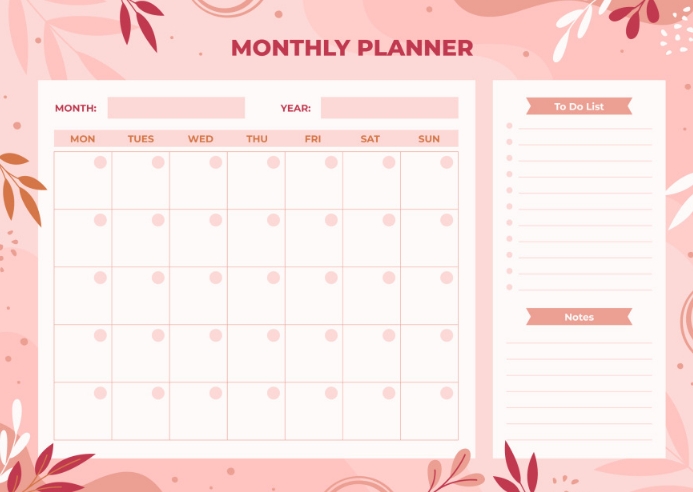 Calendar design template | PosterMyWall