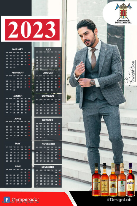 Calendar Tanduay 2023 Template | PosterMyWall Calendar Tanduay 2023 Template | PosterMyWall