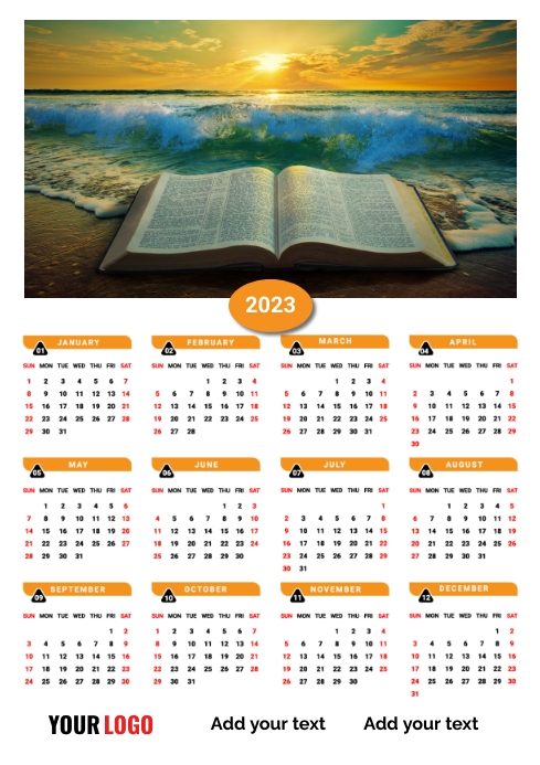 Calendar Template 2023 PosterMyWall