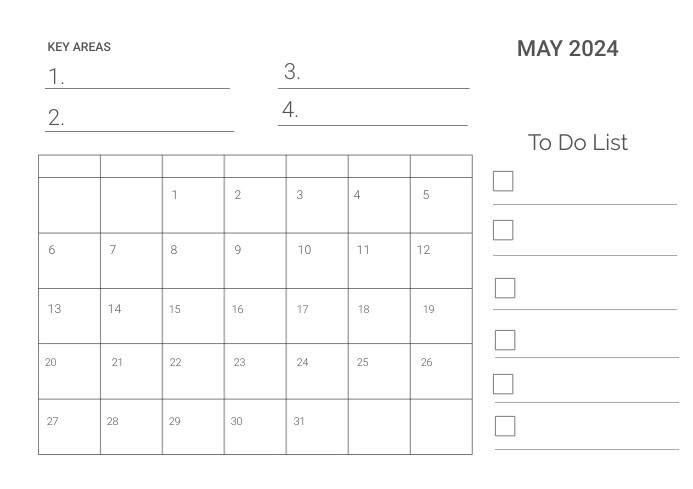 Calendar With To Do List Template PosterMyWall Calendar With To Do List Template PosterMyWall