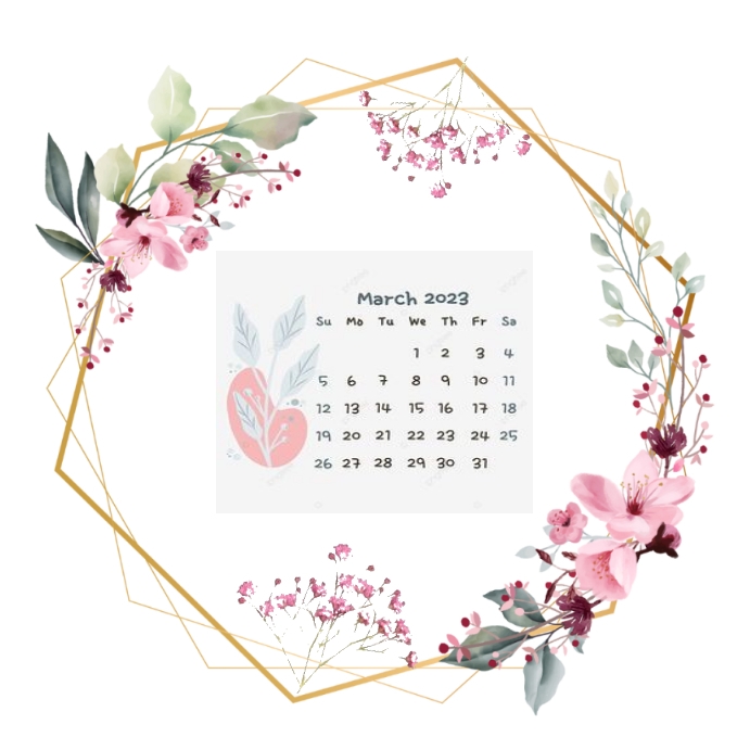 calender of march Template PosterMyWall