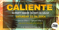 Caliente Party Carneval Event Cover Reggaeton template