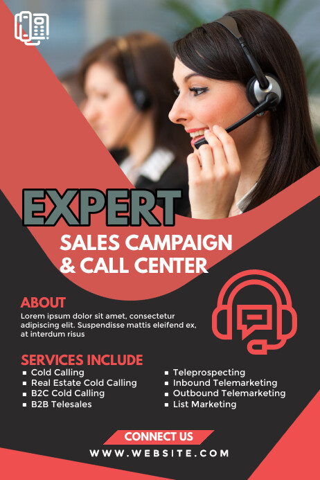 Call Center Banner Template | PosterMyWall