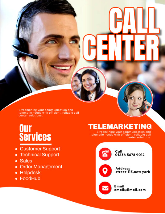 Copy of CALL CENTER | PosterMyWall