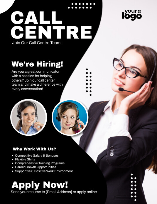 CALL CENTER Template | PosterMyWall