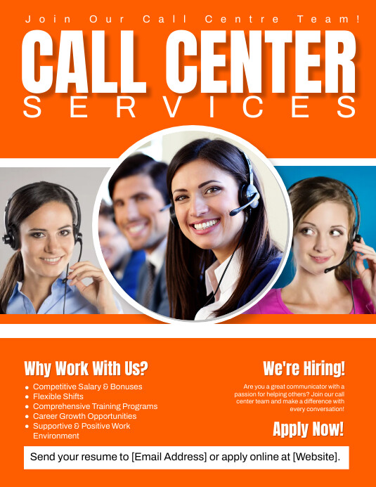 CALL CENTER Template | PosterMyWall
