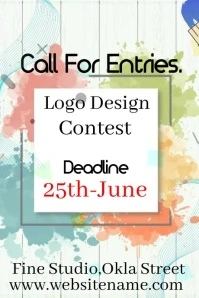 Call for entries,Art club,Entries Tumblr Graphic template