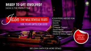 Noir Volunteer Recruitment Digitalt display Template