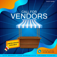 VENDOR SPACE FLYER Instagram Post template