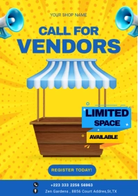 CALL FOR VENDORS A4 template