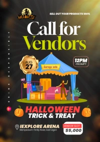 Call for Vendors Poster A4 template