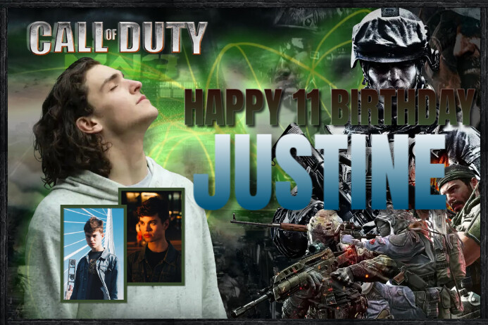 Call Of Duty Birthday Theme Template | PosterMyWall call-of-duty-birthday-theme-template-postermywall