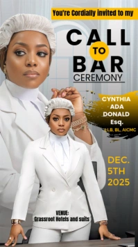 Call to bar Digital Display (9:16) template