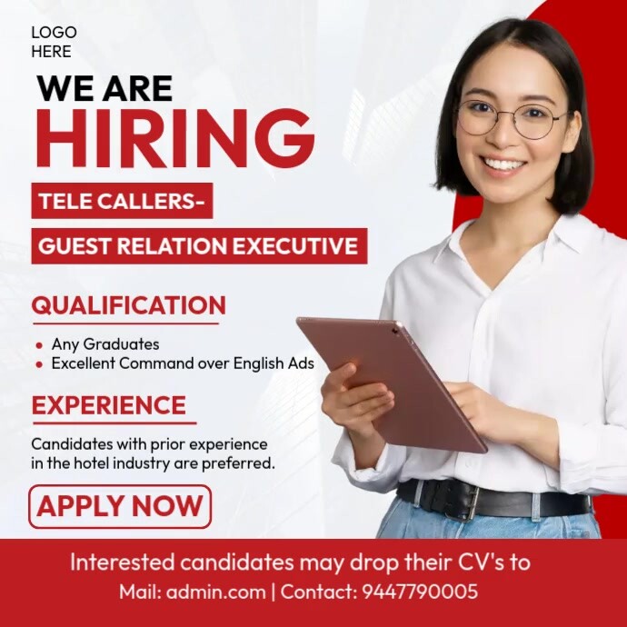 Copy of Callers Guest Hiring | PosterMyWall