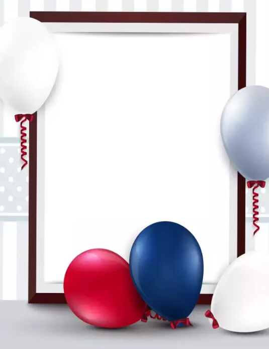 Calligraphic frame Flyer (US Letter) template