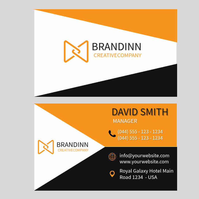 Calling Card Business Professional Template | PosterMyWall
