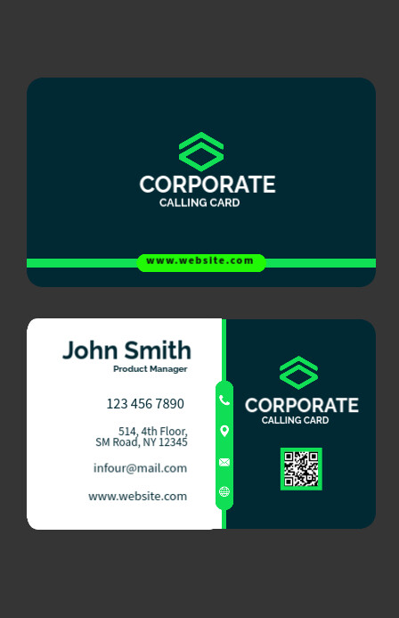 Calling Card Design Template | PosterMyWall