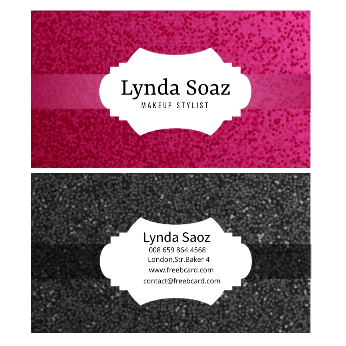 Calling Card Template Square (1:1)