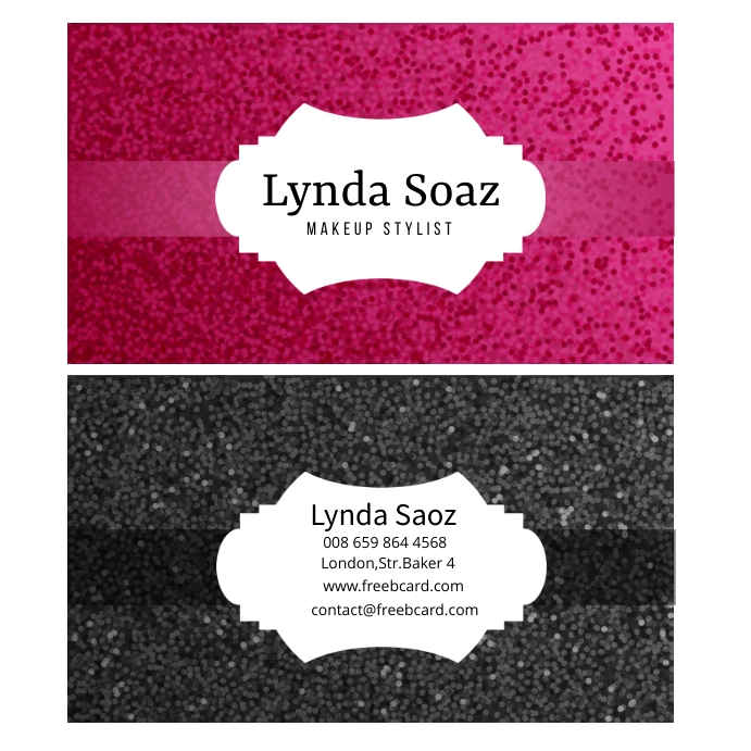 Calling Card Template Kvadrat (1:1)