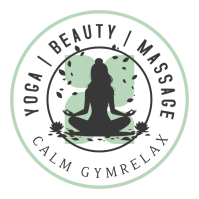 Calm Beauty Peaceful Yoga Relax Logo template