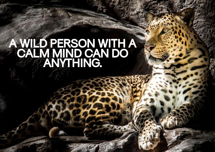 CALM MIND QUOTE TEMPLATE | PosterMyWall