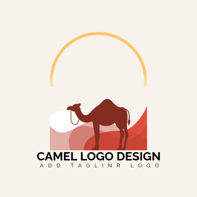 camel logo template