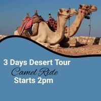 camel ride Logo template
