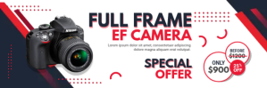 Camera and Electronics Special Sale Email Hea template