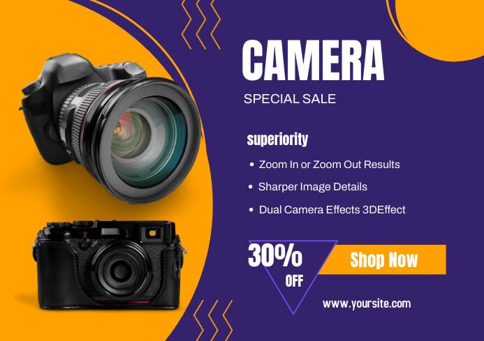 Camera Special Sale Poster Template | PosterMyWall