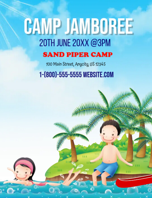 Camp jamboree Template PosterMyWall