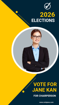 Campaign, election president,event Instagram Story template