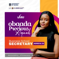 Campaign, Election Flyer Instagram Post template