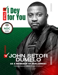 Campaign, Election Flyer template